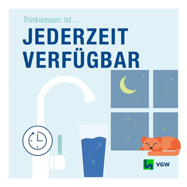 Trinkwasser - jederzeit verfügbar