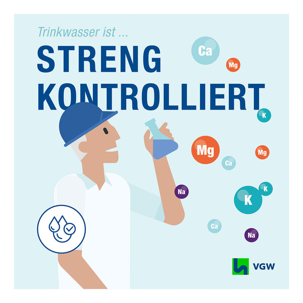 Trinkwasser - streng kontrolliert